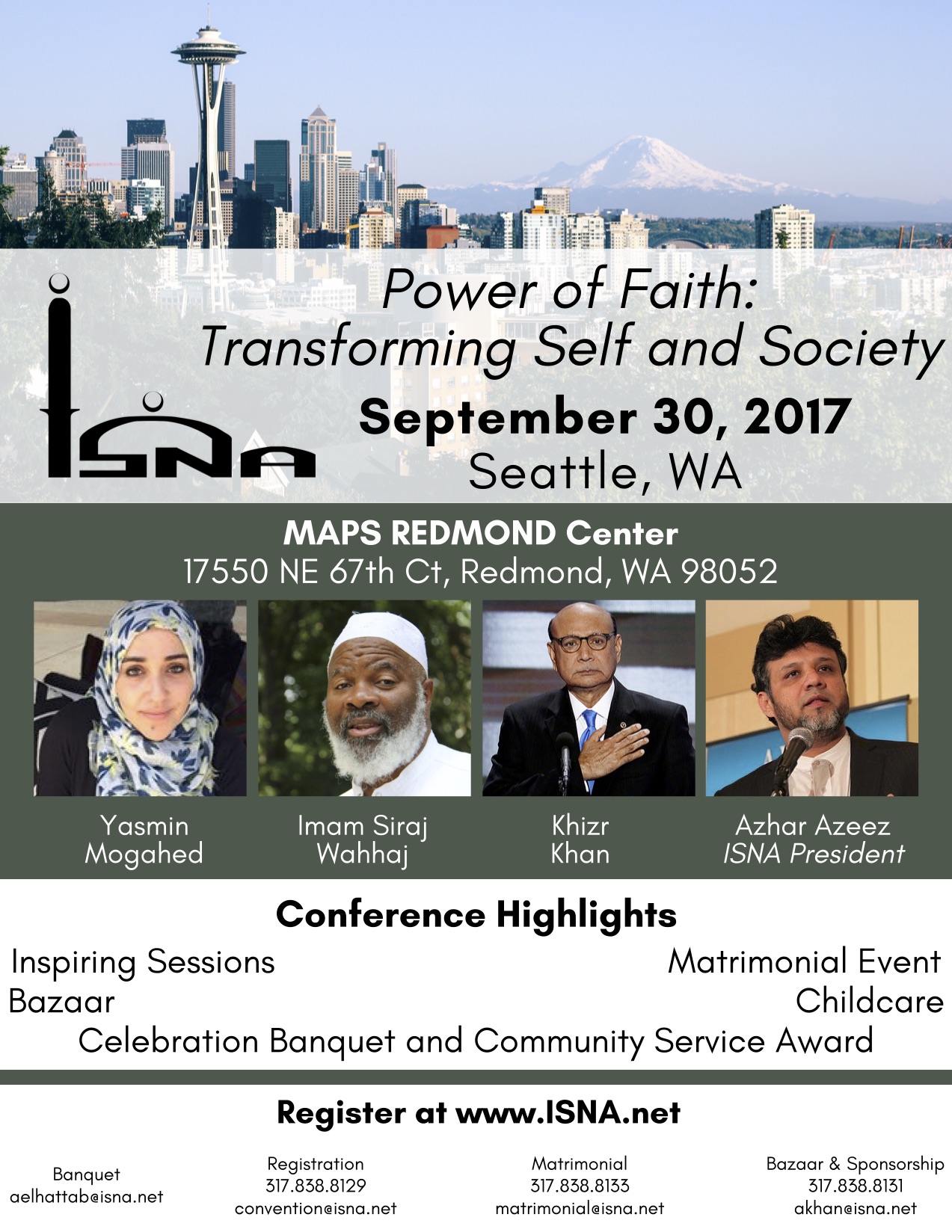 ISNA Conference and Banquet Power of Faith Transforming Self and