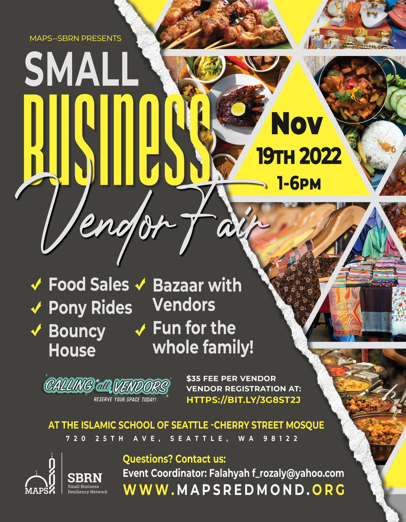 Small Business Vendor Fair Registration