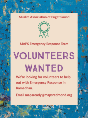 MAPS Emergency Response Team volunteer