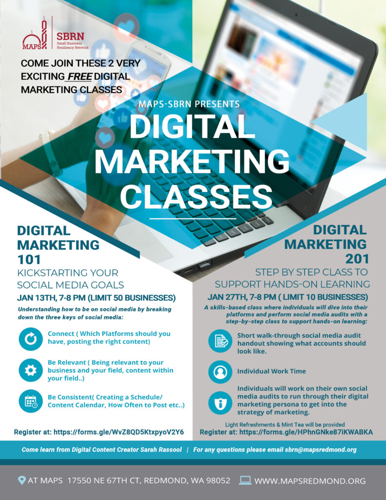 Digital Marketing Classes - MAPS